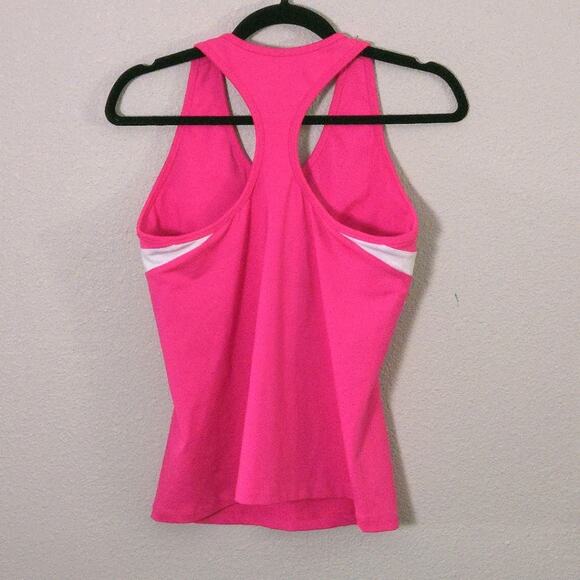 Fila Women’s Tank Top Retro Sport Y2K Active Pink Racerback Tennis Aesthetic M - Picture 2 of 7